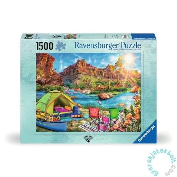 Ravensburger 1500 db-os puzzle - Canyon Camping (12001007)