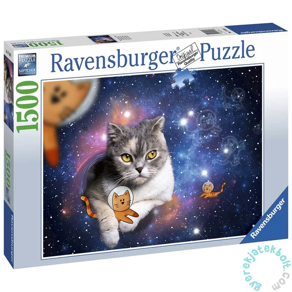 Ravensburger 1500 db-os puzzle - Cicák az űrben (17439)