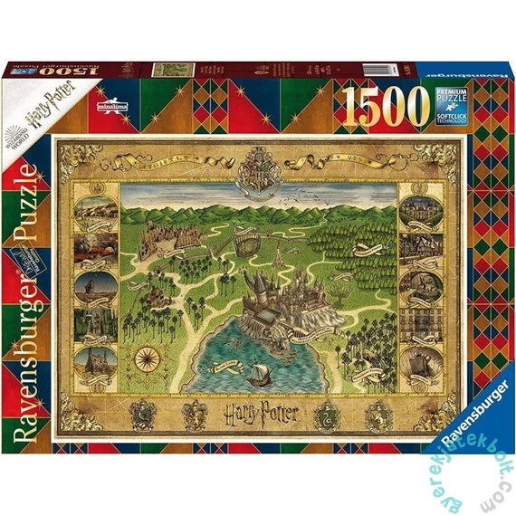 Ravensburger 1500 db-os  puzzle - Hogwarts térkép (12000720)