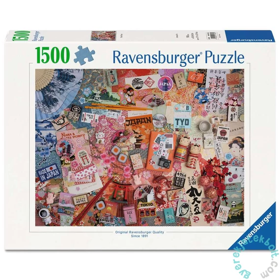 Ravensburger 1500 db-os puzzle  - Utazás Tokióba (12001703)