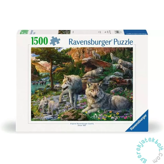 Ravensburger 1500 db puzzle - Farkasok tavasszal (12000719)