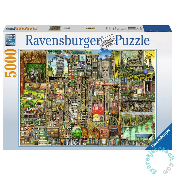 Ravensburger 5000 db-os puzzle - Szeszélyes város - Colin Thompson (17430)