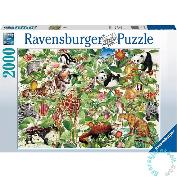 Ravensburger 2000 db-os puzzle - Dzsungel (16824)