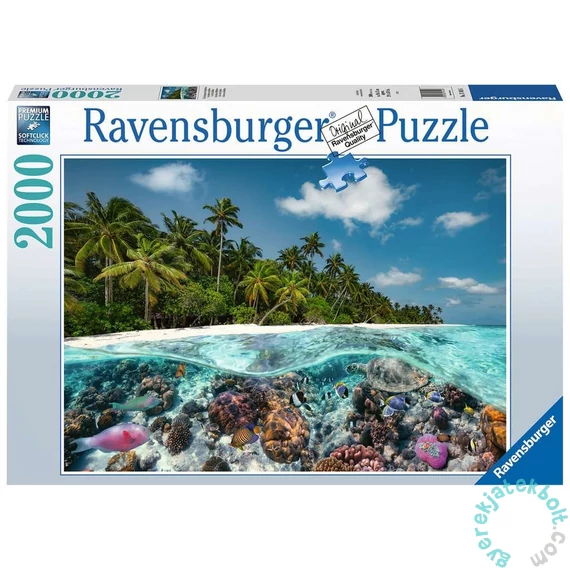 Ravensburger 2000 db-os puzzle - Merülés a Maldív-szigeteknél (17441)