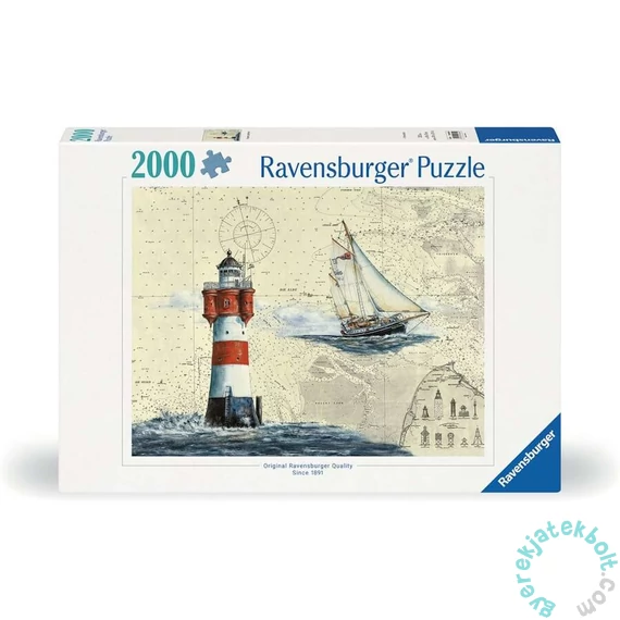 Ravensburger 2000 db-os puzzle - Romantikus világítótorony (12000804)