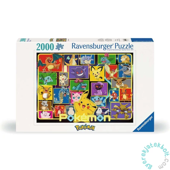 Ravensburger 2000 db-os puzzle - Pokemon (12001130)