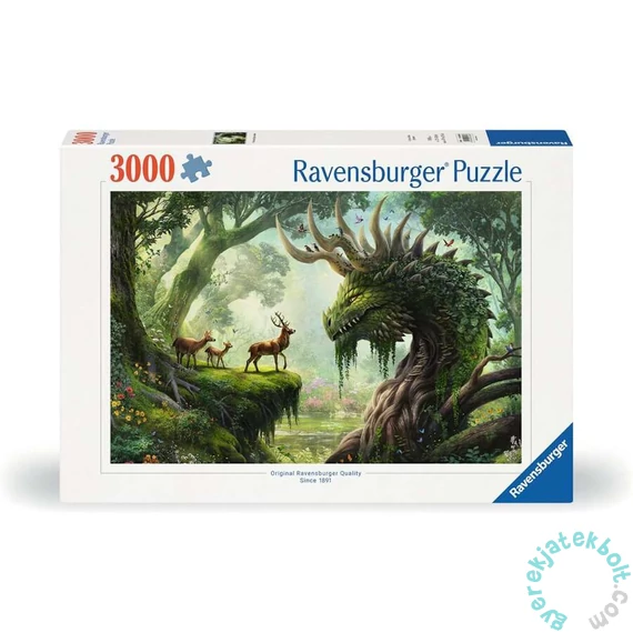 Ravensburger 3000 db-os puzzle - Ébredő erdei sárkány (12000808)