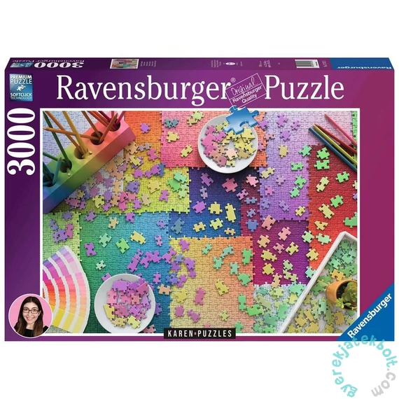 Ravensburger 3000 db-os puzzle - Karen Rainbow Puzzles (17471)