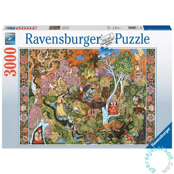 Ravensburger 3000 db-os puzzle - Napjelek kertje (17135)