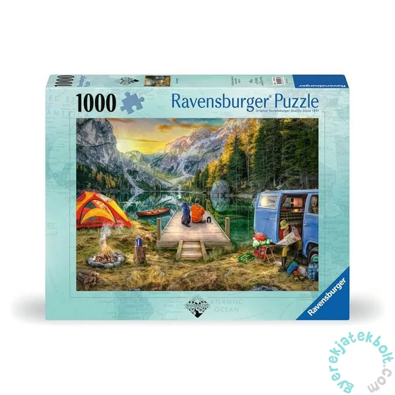 Ravensburger 1000 db-os puzzle - Nyugodt kempingezés (12000076)
