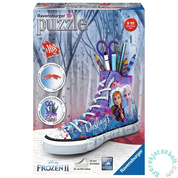 Ravensburger 108 db-os 3D  puzzle - Tornacipő Jégvarázs 2 (12121)