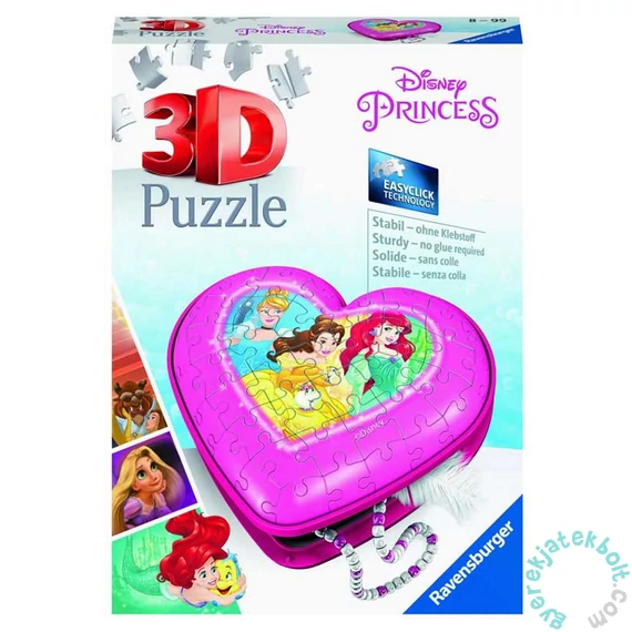 Ravensburger 54 db-os 3D  puzzle - Disney Princess dobozka (11234)