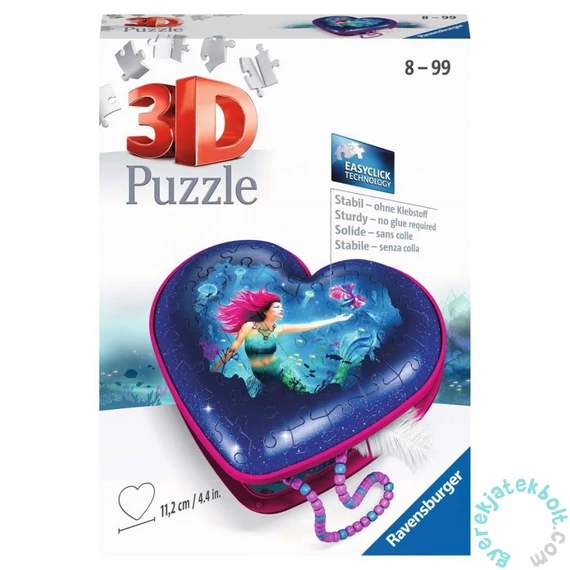 Ravensburger 54 db-os 3D  puzzle - Szépséges sellő dobozka (11249)