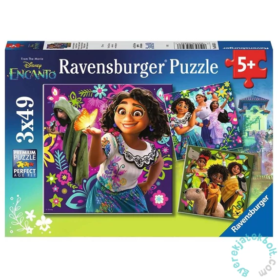 Ravensburger 3 x 49 db-os puzzle - Encanto - Vár a varázslat (05657)