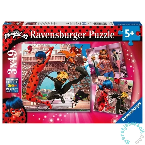 Ravensburger 3 x 49 db-os puzzle - Hős katicabogár (05189)