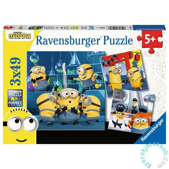 Ravensburger 3 x 49 db-os puzzle - Minyonok (05082)