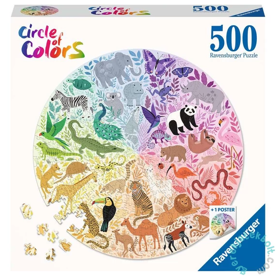 Ravensburger 500 db-os kör puzzle - Állatok (17172)
