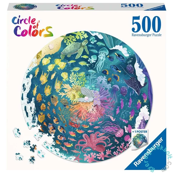 Ravensburger 500 db-os kör puzzle - Óceán (17170)