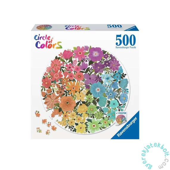 Ravensburger 500 db-os kör puzzle - Virágok (17167)