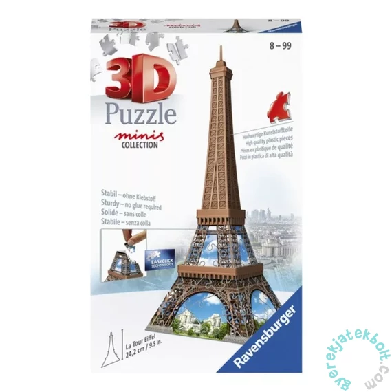 Ravensburger 54 db-os 3D puzzle - Mini Eiffel torony (12536)