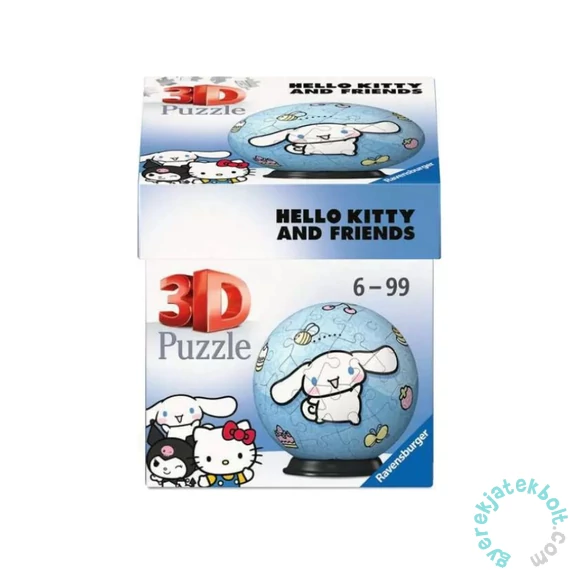 Ravensburger 55 db-os 3D puzzle - Hello Kitty és Barátai Balls - Cinnamoroll (11629)