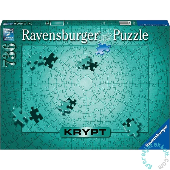 Ravensburger 736 db-os puzzle - KRYPT Metallic mint (17151)