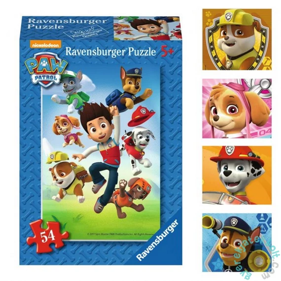 Ravensburger 54 db-os Mini puzzle - Mancs őrjárat (09437)