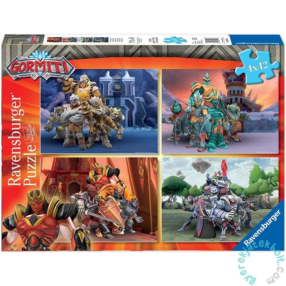 Ravensburger 4 x 42 db-os puzzle - Gormiti (05017)
