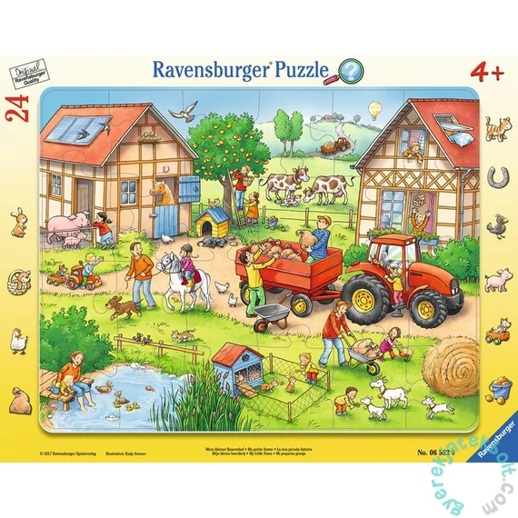 Ravensburger 24 db-os keretes puzzle - Én kicsi farmom (06582)