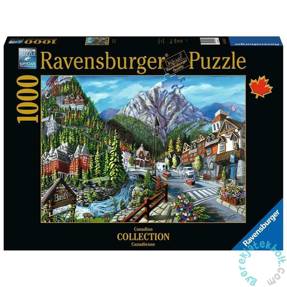 Ravensburger 1000 db-os puzzle - Üdvözöljük Banffban! (16481)