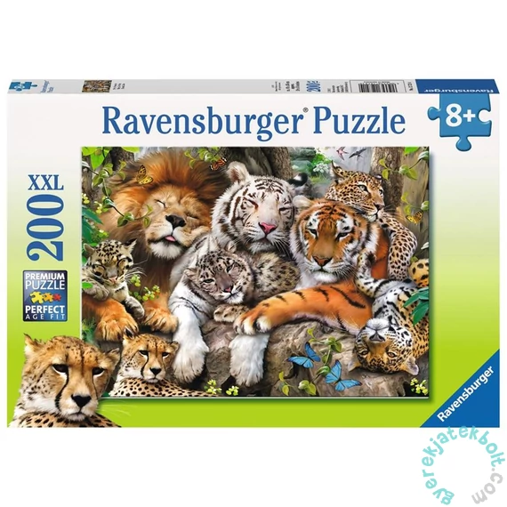 Ravensburger 200 db-os XXL puzzle - Nagymacskák pihenője (12721)
