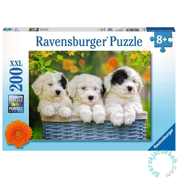 Ravensburger 200 db-os XXL puzzle - Aranyos kiskutyák (12765)