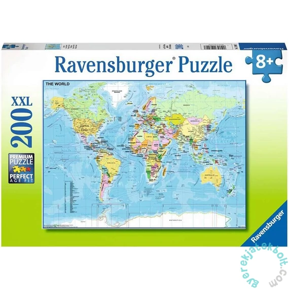 Ravensburger 200 db-os XXL puzzle - Világtérkép (12890)