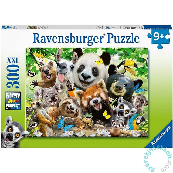 Ravensburger 300 db-os XXL puzzle - Vadvilág Selfie (12893)