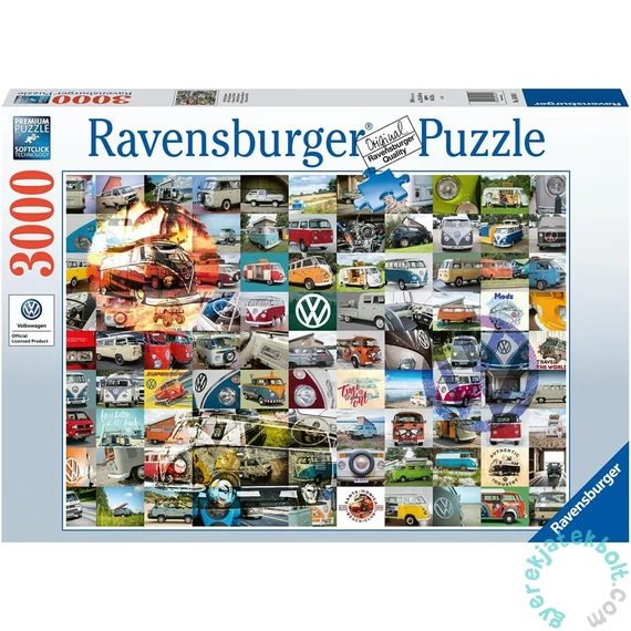 Ravensburger 3000 db-os puzzle - 99 Volkswagen kisbusz (16018)