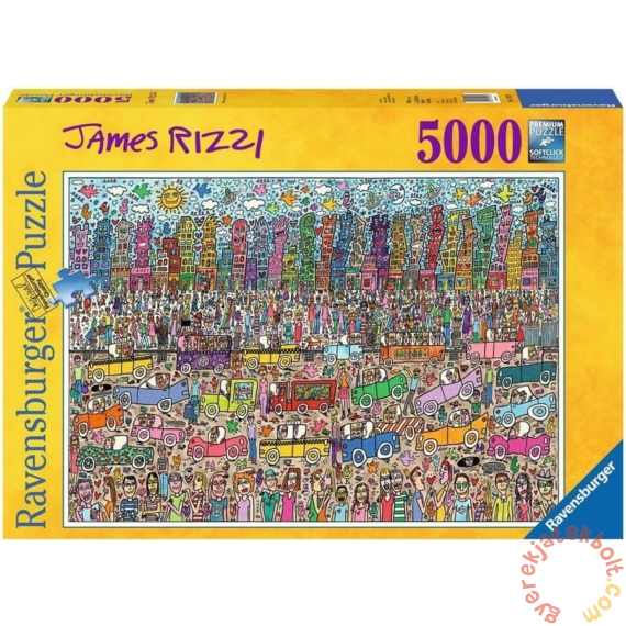 Ravensburger 5000 db-os puzzle - Rizzi City, James Rizzi (17427)