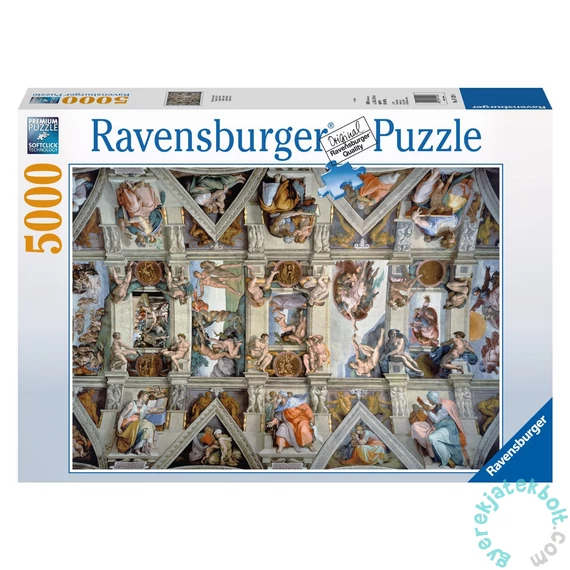 Ravensburger 5000 db-os puzzle - Sixtus-kápolna (17429)