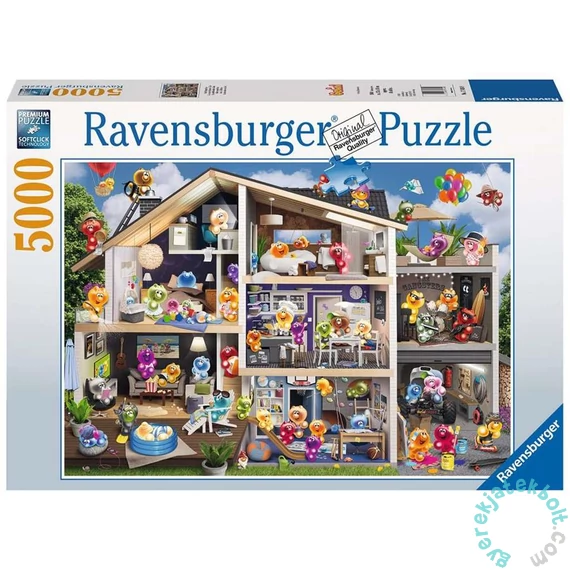 Ravensburger 5000 db-os puzzle - Gelini - Babaház (17434)