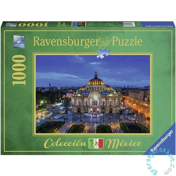 Ravensburger 1000 db-os puzzle - Colección México - Palacio de Bellas Artes (19842)