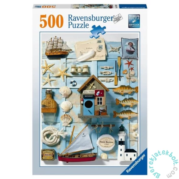 Ravensburger 500 db-os puzzle - Tengerparti emlékek (16588)