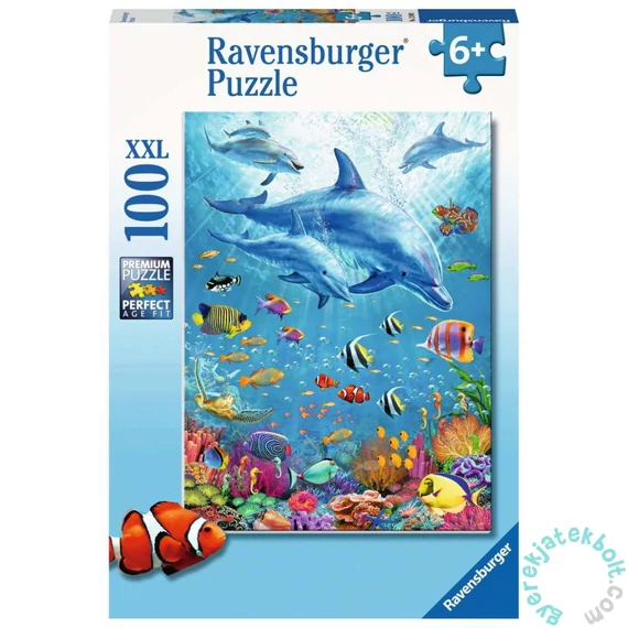 Ravensburger 100 db-os XXL puzzle - Delfinek (12889)