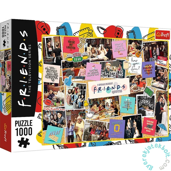 Trefl 1000 db-os puzzle - Friends Best Moments (10716)