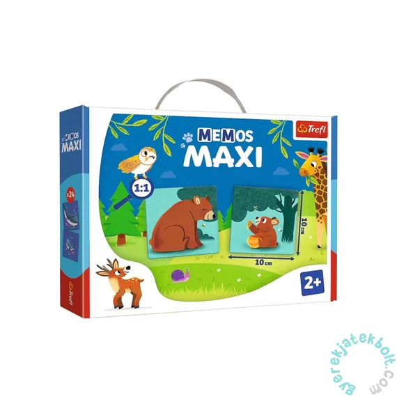Trefl Memos Maxi memóriajáték - Állatok és csemetéi (02268)