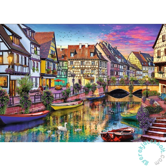 Trefl 2000 db-os puzzle -  Colmar, Franciaország (27118)