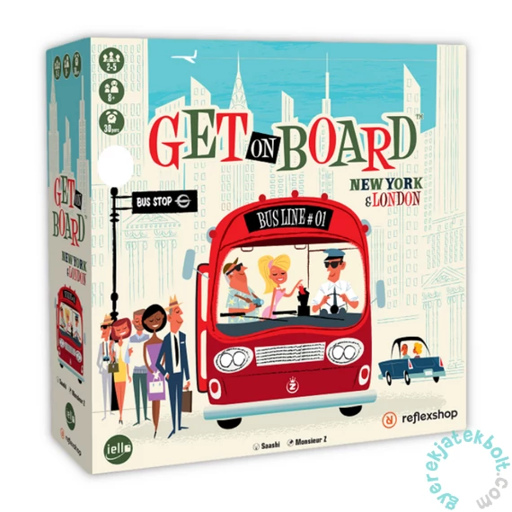 GET ON BOARD társasjáték (IEGOBRS)