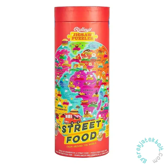 Ridley's Games 1000 db-os kör alakú puzzle - Street Food Lover's (81173)