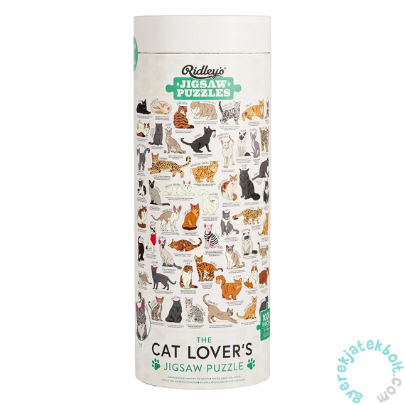 Ridley's Games 1000 db-os puzzle - Cat Lover's (85751)