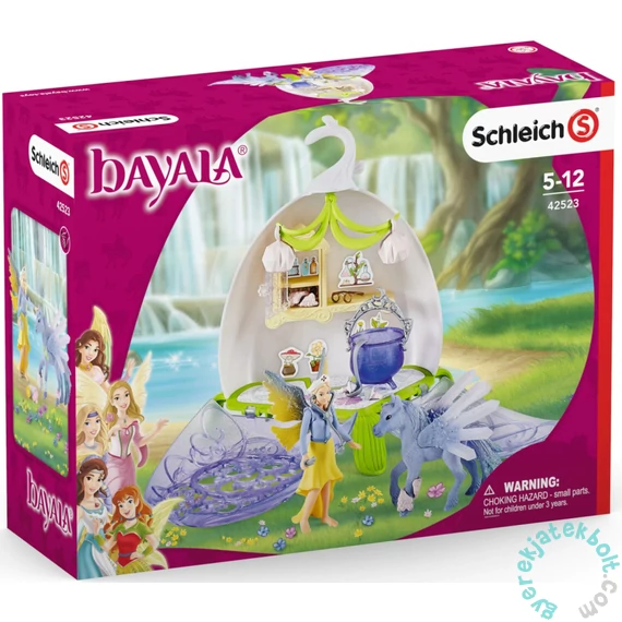 Schleich 42523 Mágikus állatorvosi rendelő Sera tündérrel és pegazussal játékszett - bayala