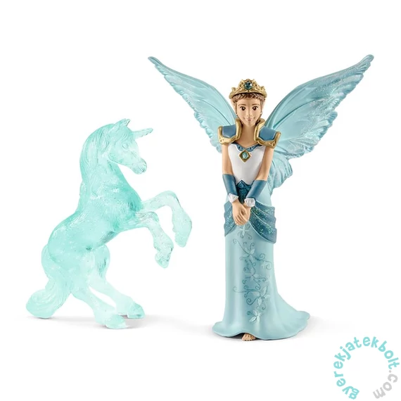Schleich 70587 Eyela unikornis jégszoborral játékszett - bayala film