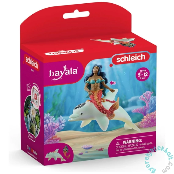 Schleich 70719 Isabelle sellőhercegnő delfinen játékszett - bayala